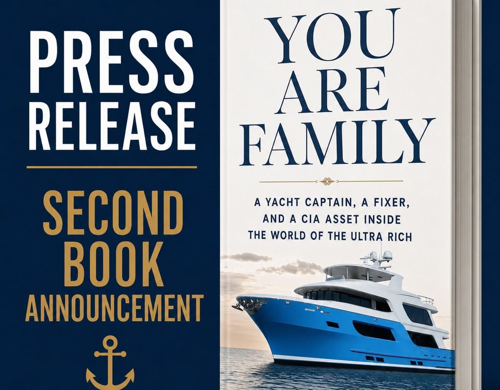 Author Aaron Pufal Announces ‘You Are Family’, a Memoir of Twenty Five Years as a Yacht Captain and Fixer